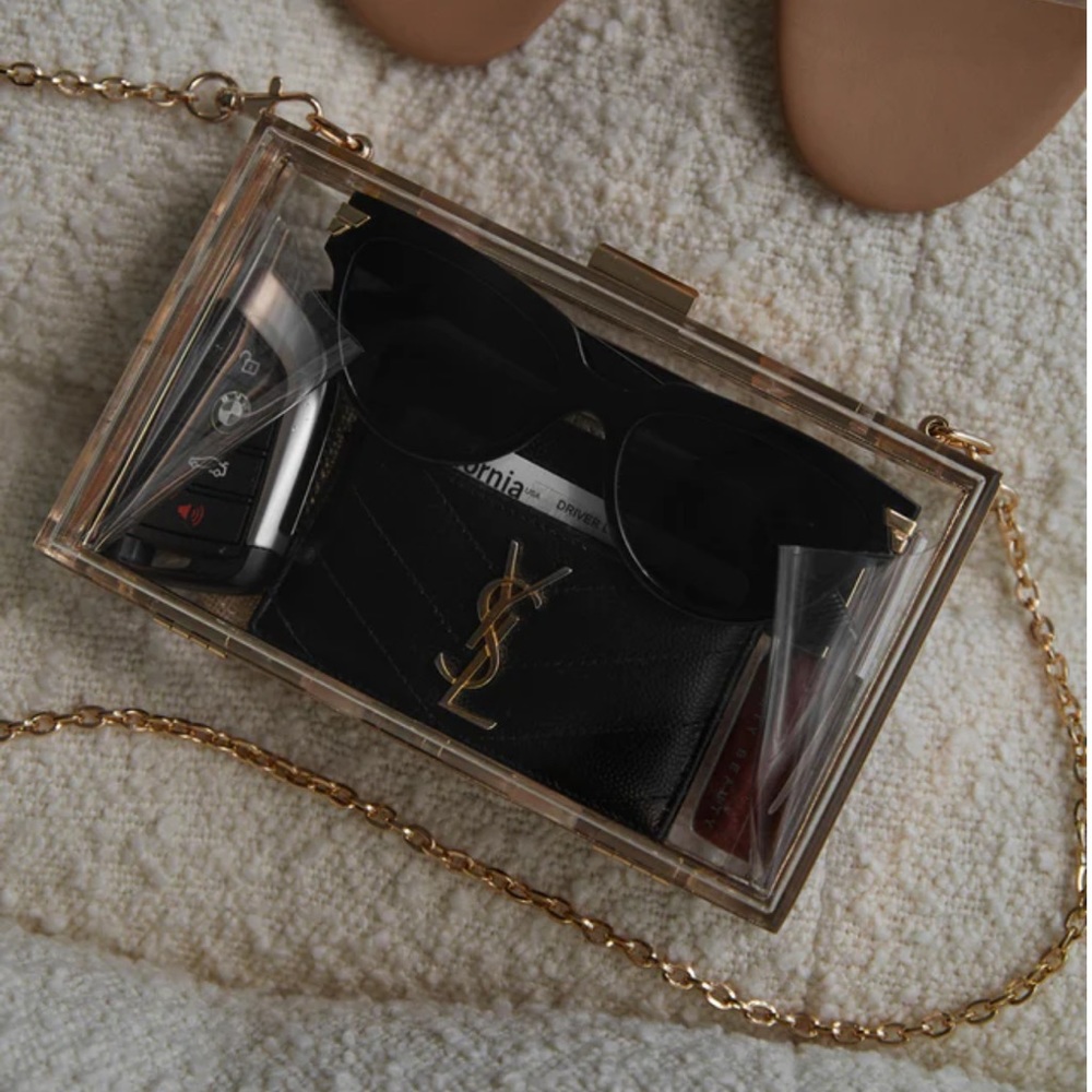 NWT Clear Crossbody Purse - Picture 4 of 4